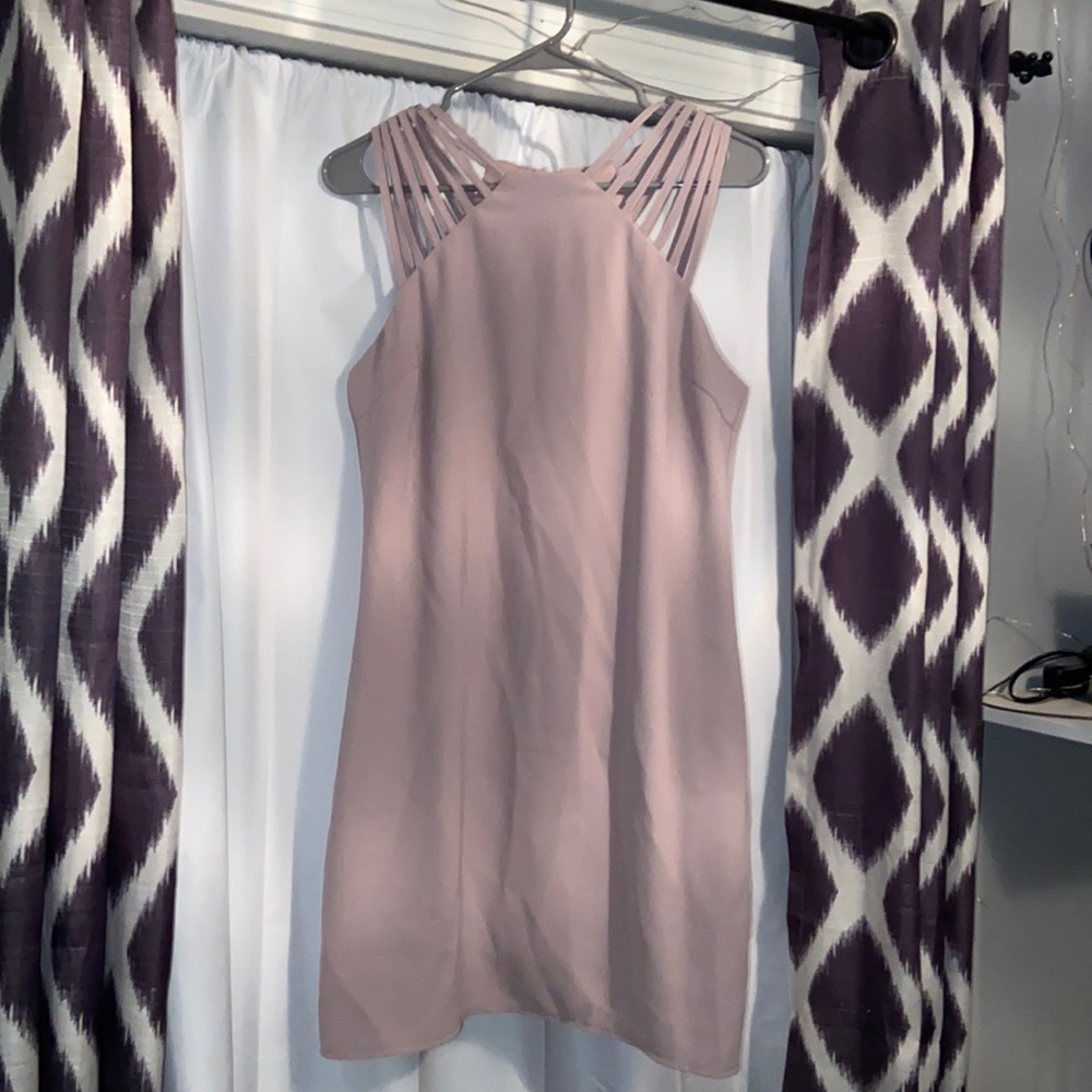 Rose colored dress